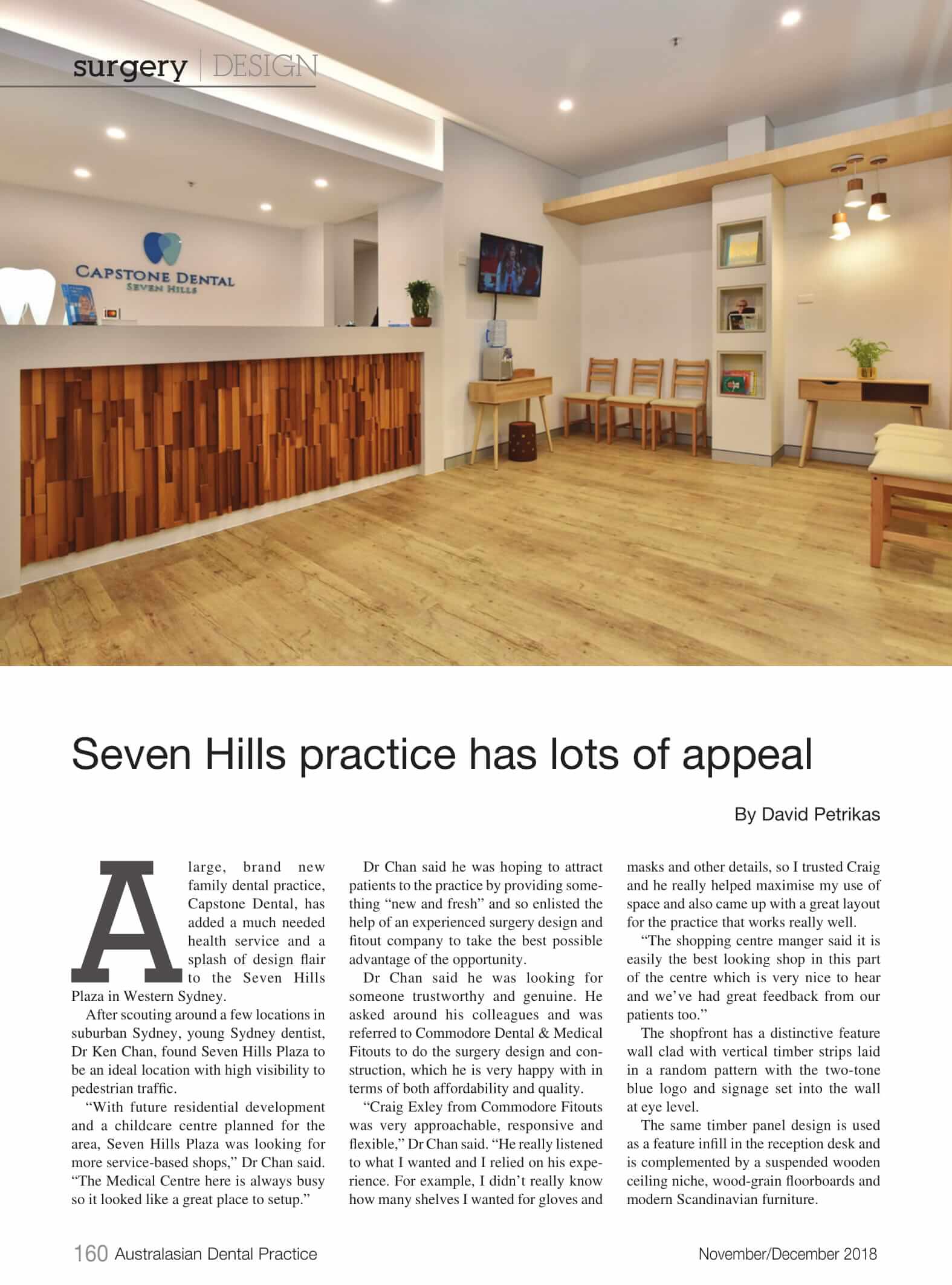 my local dentists seven hills features in 2 magazine articles part 1